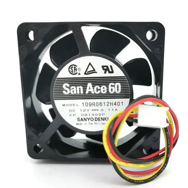 Alt view image 2 of 3 - 109R0612H401 6025 12V 0.11A Cooling Fan 60*60*25mm HZDO 9A0612H401