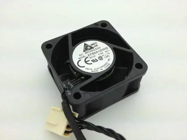 Alt view image 2 of 3 - 4cm EFB0412HHD 4LINE 4020 12v 0.15a  cooling fan 40*40*20MM HZDO