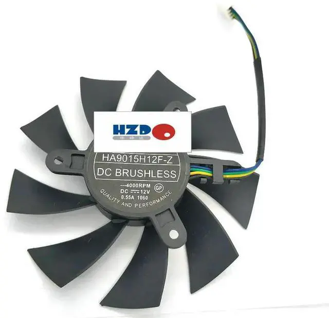 Alt view image 3 of 3 - HZDO HA9015H12F-Z for GTX 1060 OC GTX950 R7 360 2GD5 Graphics card cooling fan