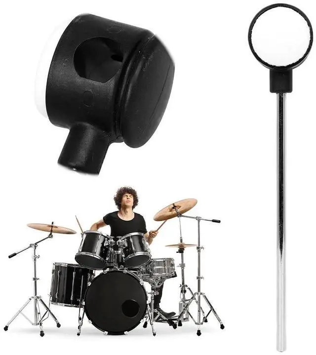 Main image of Drum Pedal Hammer with Felt Head Percussion Instrument Hammer Head Professional Drum Hammer for Kick Drum Percussion Instruments