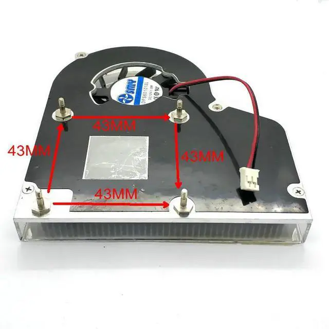 Main image of heatsink FOR SMY DFS601012L DC12V 1.6W 5510 5.5CM 55MM 2pin 2wire Cooler Fan for video graphics card cooling HZDO