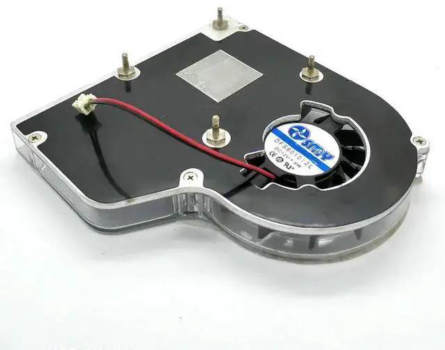 Alt view image 2 of 3 - heatsink FOR SMY DFS601012L DC12V 1.6W 5510 5.5CM 55MM 2pin 2wire Cooler Fan for video graphics card cooling HZDO