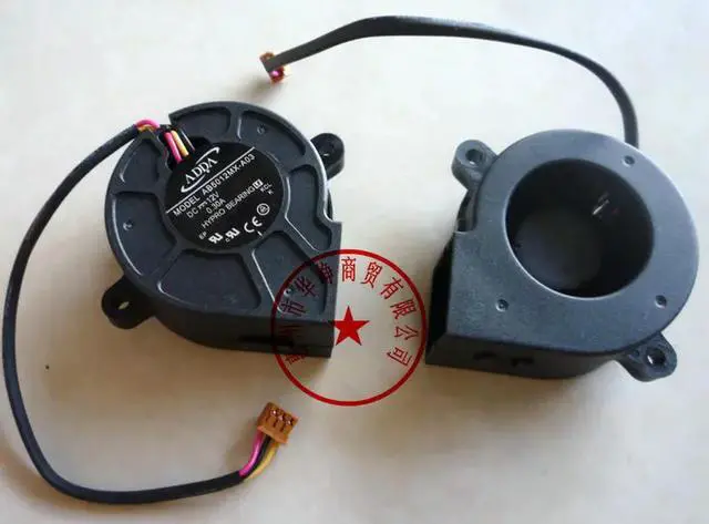 Alt view image 2 of 2 - AB5012MX-A03 12V 0.30A projector blower cooling fan
