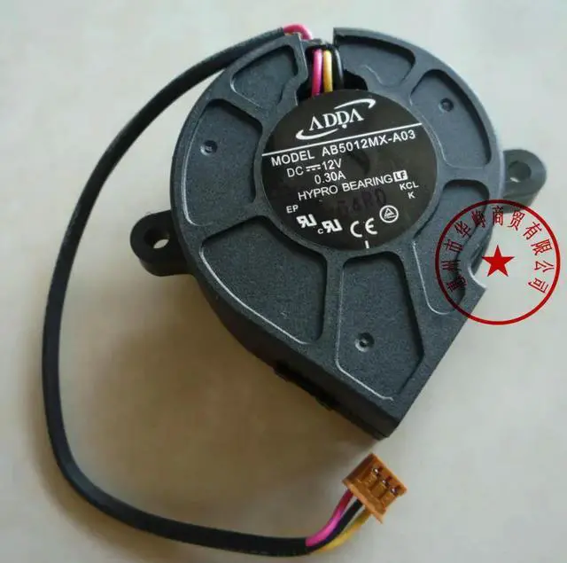 Main image of AB5012MX-A03 12V 0.30A projector blower cooling fan