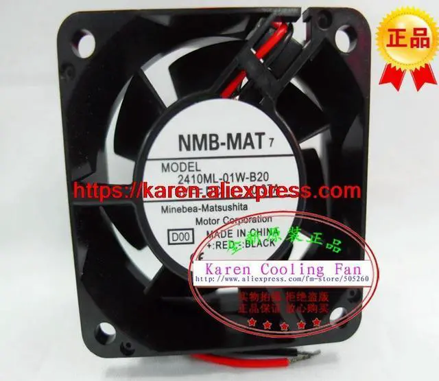 Main image of 2410ML-01W-B20 60*60*25MM 6CM DC5V 0.37A ball cooling fan