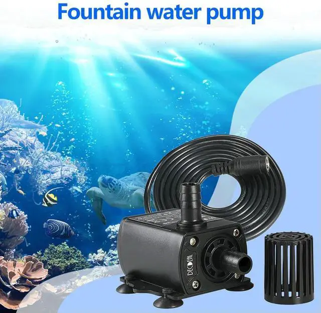 Main image of Portable Pool Submersible Water Pump Practical Multi-functional 400L/h Flow Rate Fountain Aquarium Brushless Pump