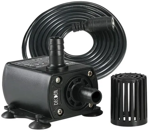 Alt view image 2 of 4 - Portable Pool Submersible Water Pump Practical Multi-functional 400L/h Flow Rate Fountain Aquarium Brushless Pump