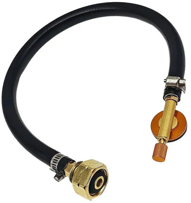 Main image of Outdoor Camping Gas Stove Gas Refill Adapter with Valve Gas Flat Tank Coupler Gas Adapter Connection Hose for Camping Hiking