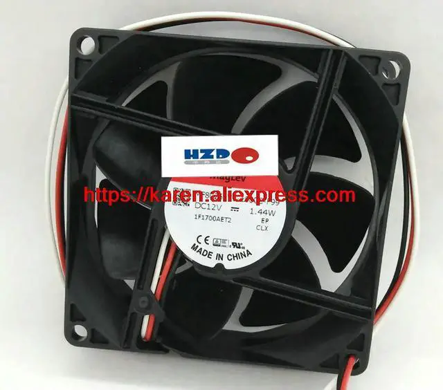 Alt view image 3 of 3 - HZDO 8cm MF80251V1-1000C-F99  8025 12V 1.44w Projector cooling fan ME80251V1-000C-F99 ME80251V1-000C-F99