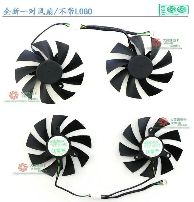 Alt view image 3 of 3 - The Fan for GTX1660ti 1660 SUPER RTX2060 AMP Graphic Video Card GA92A2H