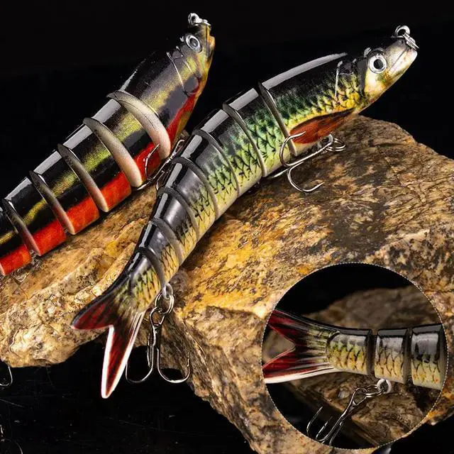 Main image of 3Pcs Sinking Wobblers Fishing Lures 135mm/20g Multi Jointed Swimbait Artificial Bait for Pike Bass Trout