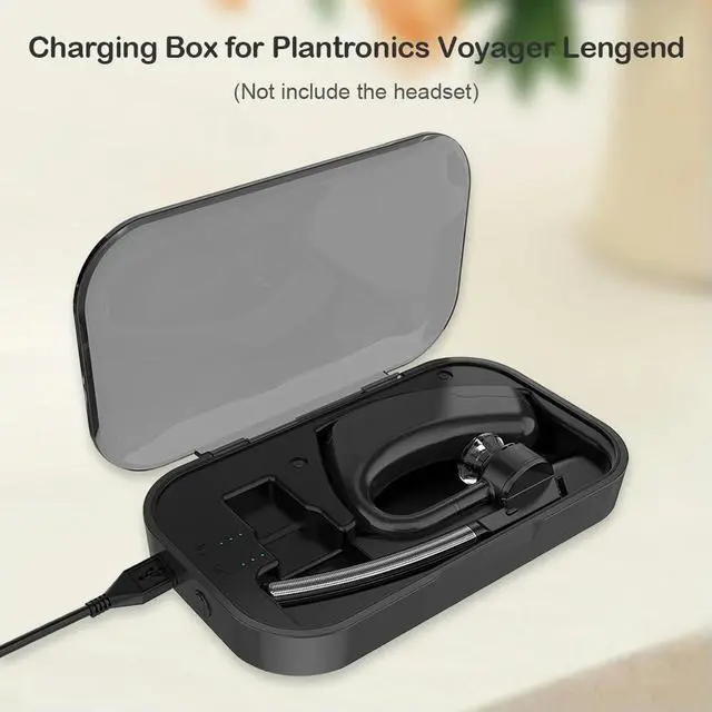 Alt view image 3 of 7 - Portable Wireless Bluetooth-compatible Headset Charge Case for Plantronics Voyager Earphone Excellent Craftsmanship Well