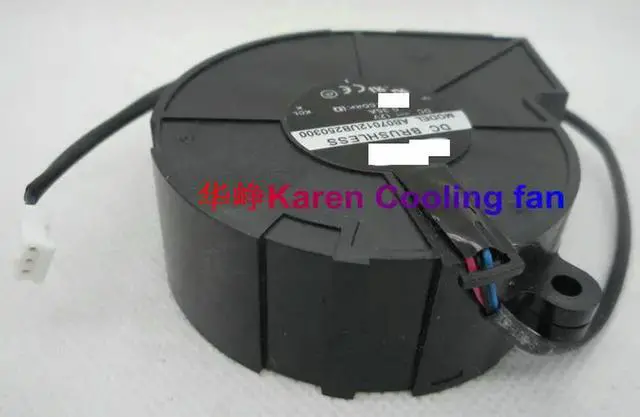 Alt view image 3 of 3 - 7cm AB07012UB250300 7025 12v 0.35a blower cooling fan Xiexi hzdo