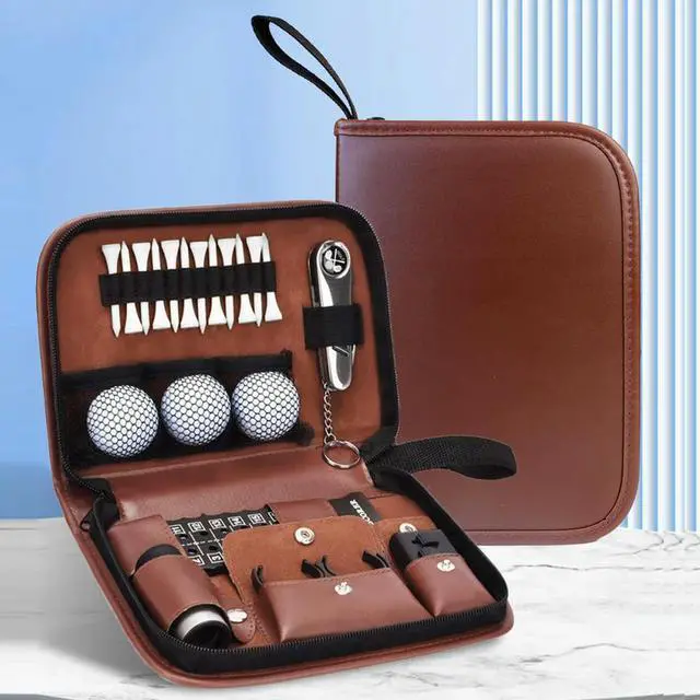 Alt view image 3 of 4 - Large Golf Box Golf Accessories Case Golf Accessories Set Organizer Case for Golf Balls Rangefinder Golf Tees Scorer