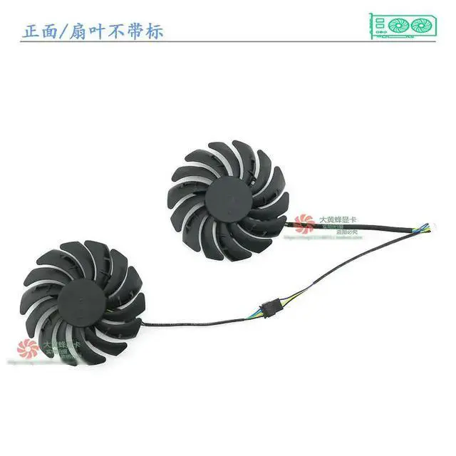 Alt view image 3 of 3 - Graphics Cards Cooling Fan for Radeon RX 5700XT RX5700 EVOKE PLD09210S12HH