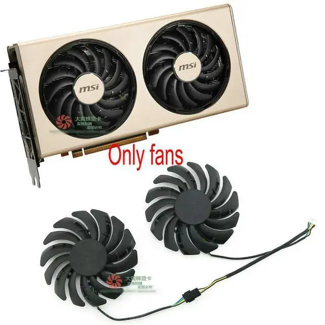 Main image of Graphics Cards Cooling Fan for Radeon RX 5700XT RX5700 EVOKE PLD09210S12HH