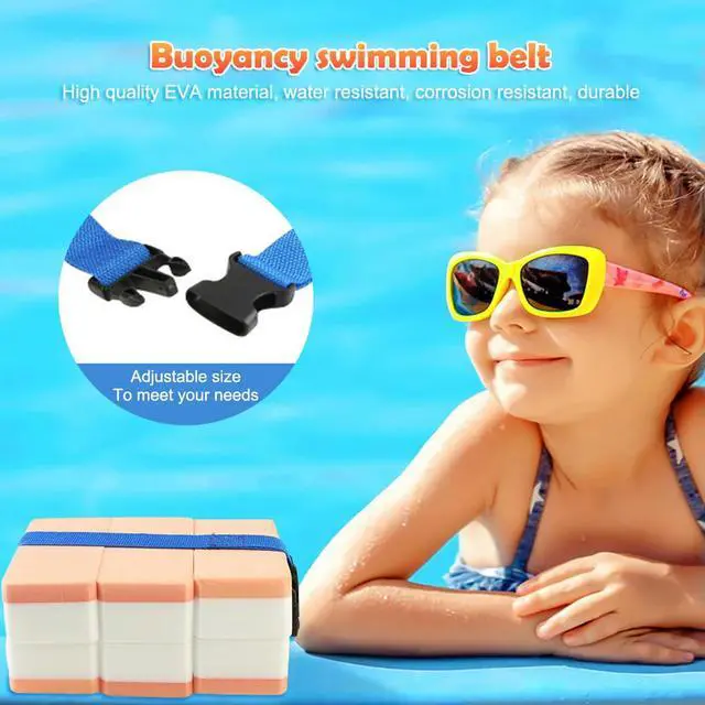 Alt view image 2 of 7 - Swimming Back Floating Board EVA Belt Adjustable Aquatic Fitness Swim Training