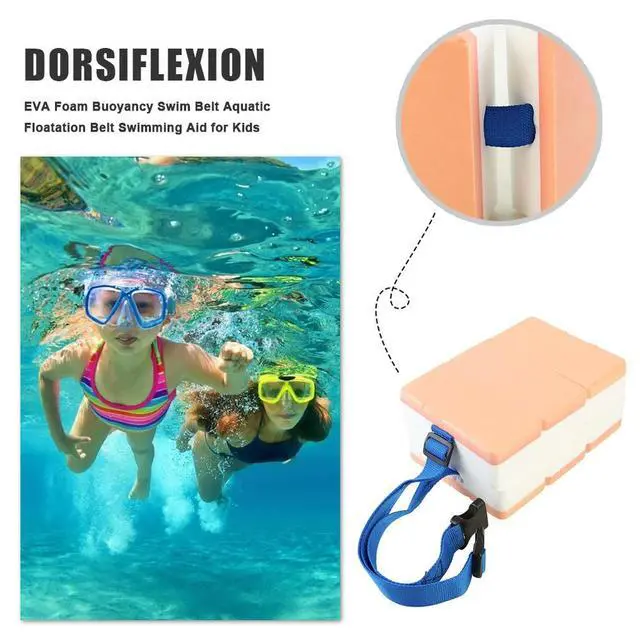 Alt view image 4 of 7 - Swimming Back Floating Board EVA Belt Adjustable Aquatic Fitness Swim Training