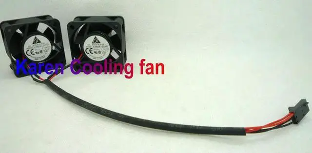 Main image of 4CM EFB0412VHD 4020 12v 0.18a 2WIRE cooling fan(set for 2pcs)