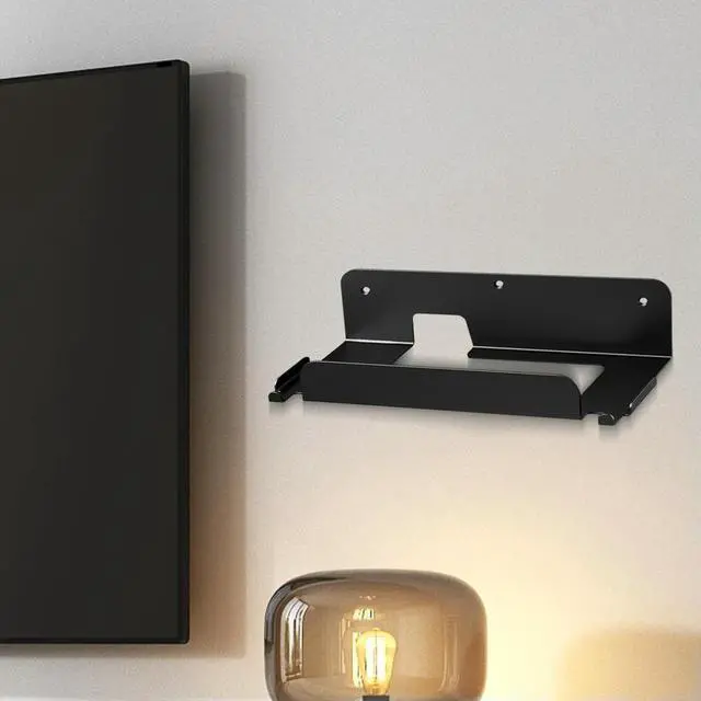 Alt view image 4 of 7 - For NS2 Console Holder Stand with Hook Organizer Shelf Base Kit Hollow Out Game Console Organizer Gift for Friend