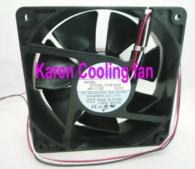 Alt view image 2 of 3 - 4715KL-07W-B39 -P02 12038 48V 0.21A 3wire cooling Fan 120*120*38MM