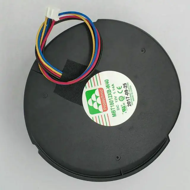 Alt view image 3 of 3 - MBT18012XB-W40 12v 1.14aA 4wire Cooling fan hzdo 10.8cm