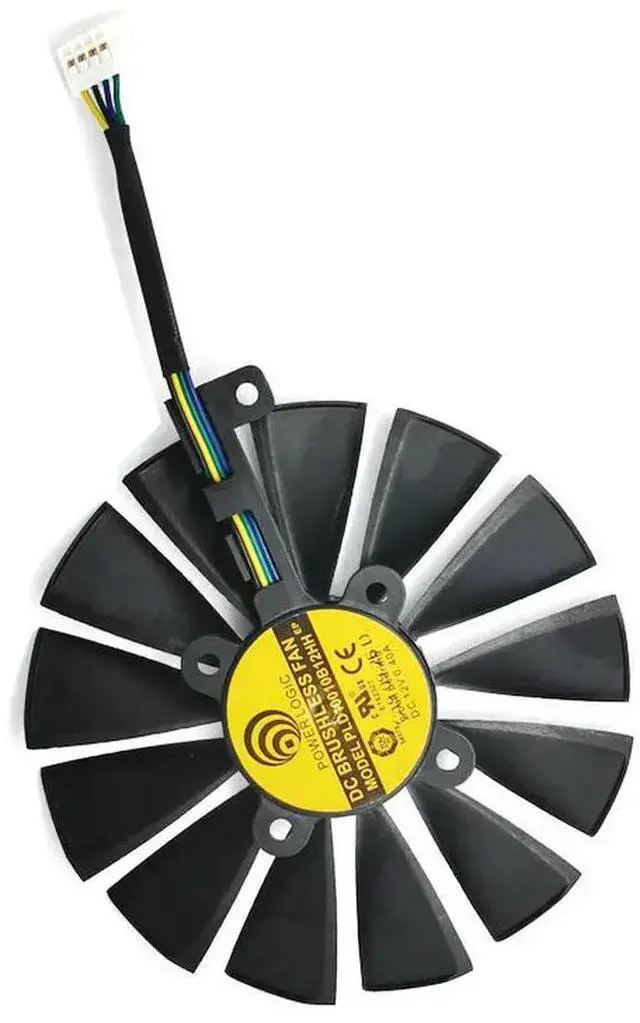 Alt view image 2 of 3 - for STRIX PH-GTX1660Ti-O6G 6G GT GTX1660TI RTX2060 Graphics Video Card fan FDC10U12D9-C PLD10010B12HH HZDO