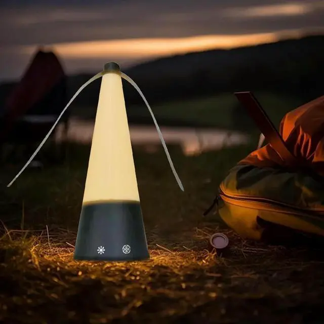 Alt view image 4 of 7 - Fly Fan for Tables Keep Flies Away Portable Table Top Fly Fan LED Light Outdoor Fly Spinner for Picnic Restaurant Party Home BBQ