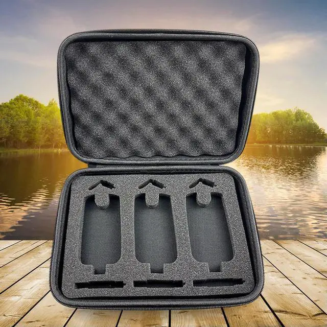Alt view image 3 of 4 - Fishing Fishing Accessories Box EVA Foam Pad Fishing Swinger Box 9.8x6.9x2.2in for Fishing Enthusiast