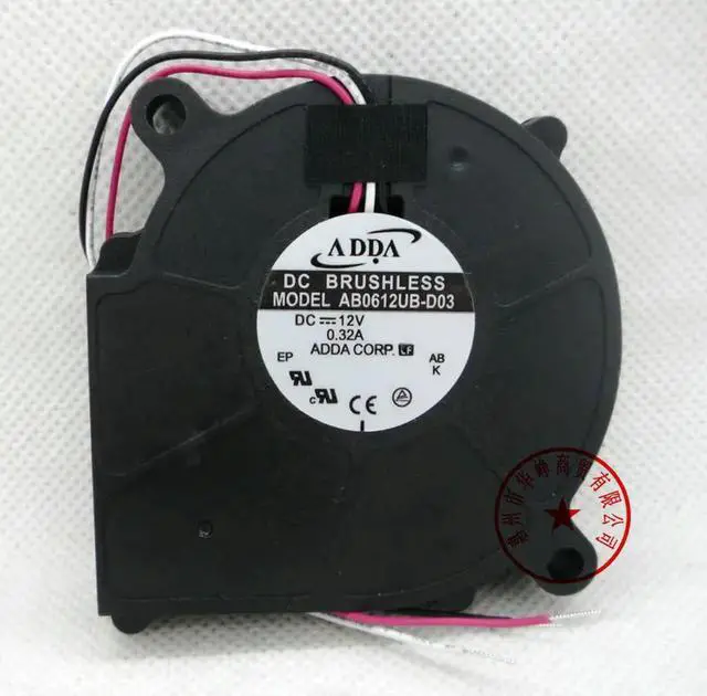 Main image of 6CM AB0612UB-D03 6015 12V 0.35A 3WIRE cooling fan