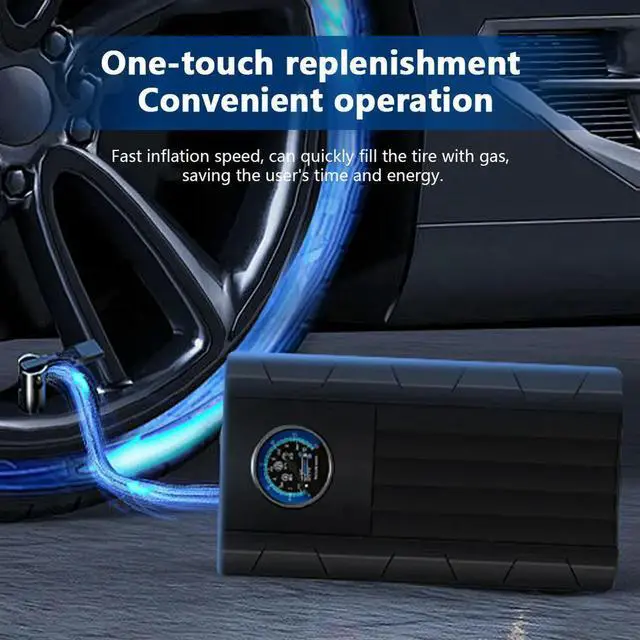 Alt view image 4 of 4 - 12V Car Tire Air Pump High Precision Handheld Wireless Inflatable Pump Cordless Tire Pump for Car Motorcycle Bicycle Tires