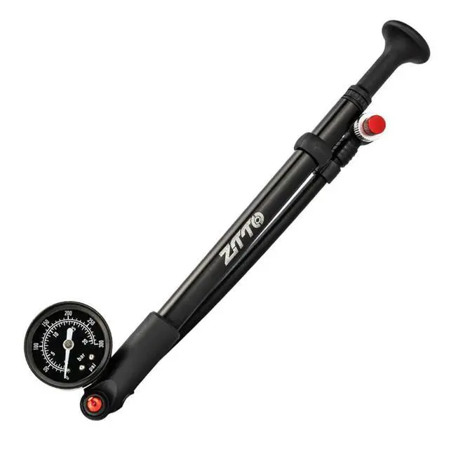 Alt view image 4 of 4 - 300PSI Bike Air Shock Absorber Schrader  Valve Bike Tire Air Pump Portable Cycling Inflator for Front Fork Rear Suspension