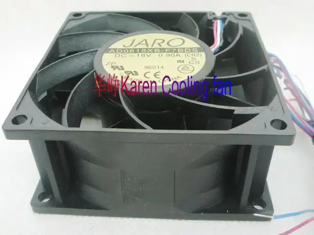 Main image of 8CM AD0818XB-F7BDS 8038 18V 0.9A 4wire Cooling fan