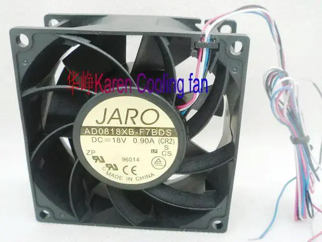 Alt view image 2 of 3 - 8CM AD0818XB-F7BDS 8038 18V 0.9A 4wire Cooling fan