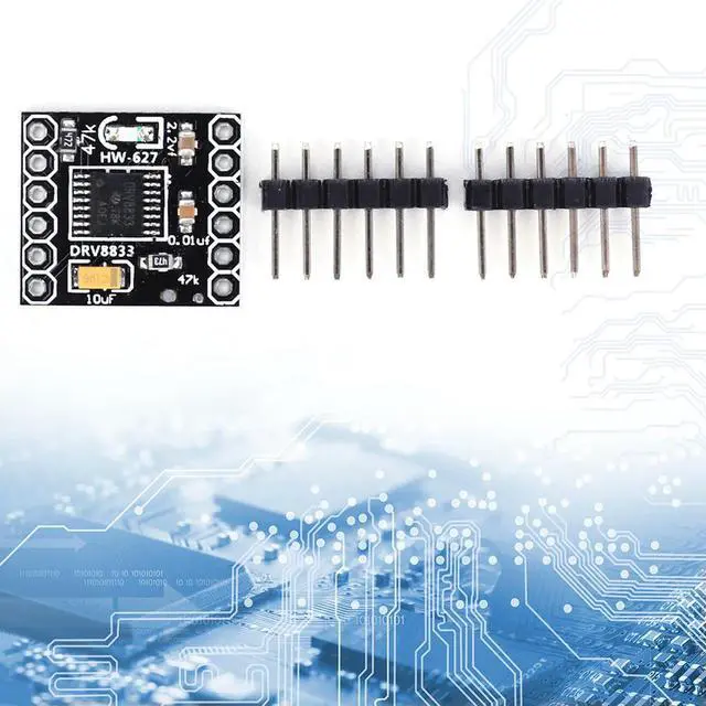 Alt view image 6 of 7 - 2pcs 6 Pin DC Gear Motor Driver Good Heat Dissipation Controller Board 3D Printer Parts 1.5A Single H Bridge DIY Components