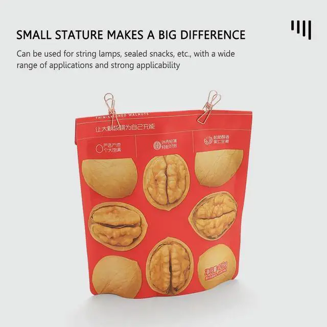 Alt view image 5 of 7 - 10pcs Lightweight Sealing Clip Clothes Pins Pegs Holders Reusable Portable Clothing Clamps Outdoor Light String Fixing Tool