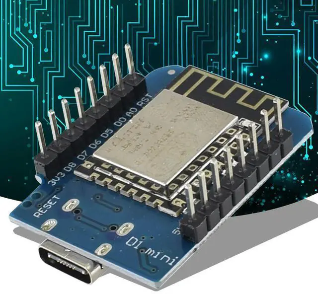 Alt view image 7 of 7 - ESP8266 ESP-12F WLAN Internet Development Board Type-C D1 Mini Development Board NodeMCU Lua Module for
