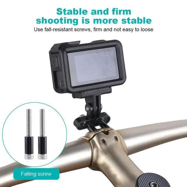 Alt view image 3 of 8 - Bicycle Speedometer Stem Mount Adjustable Angle Bike Stopwatch Mount Holder Lightweight Bicycle Handlebar Code Rack for Gopro