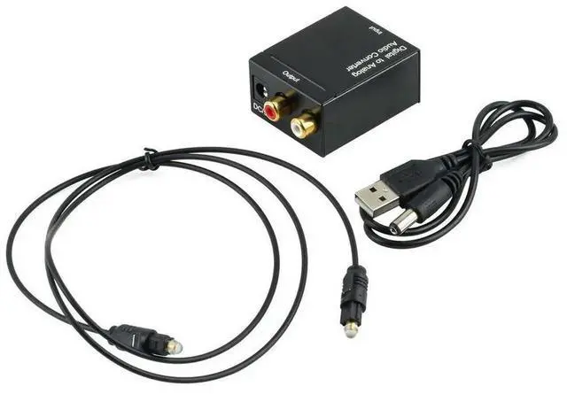 Main image of Digital To Analog Audio Converter Digital Coaxial Toslink To Analog RCA L/R Adapter Optical Coax Toslink RCA Audio Adapter