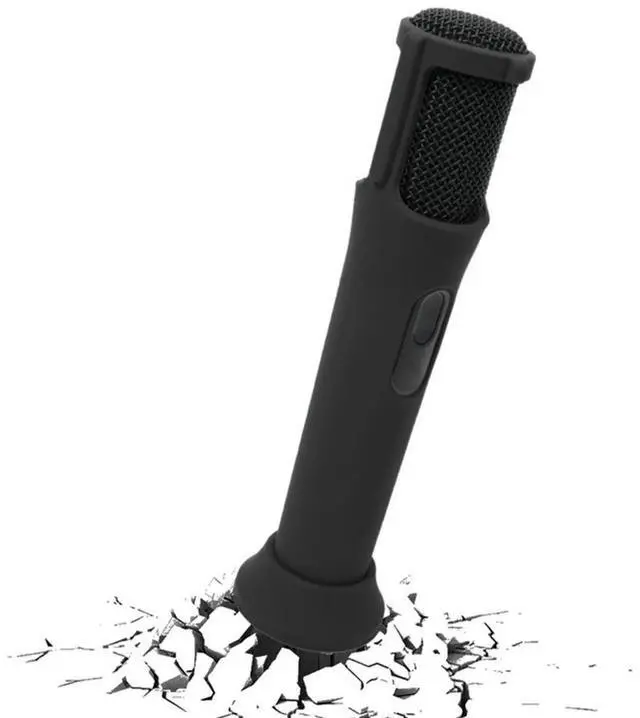 Alt view image 2 of 8 - Silicone Case Anti-Rolling Mic Sleeves Microphone Case for JBL PartyBox Wireless Microphone