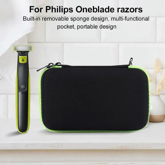 Alt view image 7 of 7 - Hard Travel Case Electric Shaver Case Electric Trimmer Shaver Travel Case Cover for OneBlade and Accessories