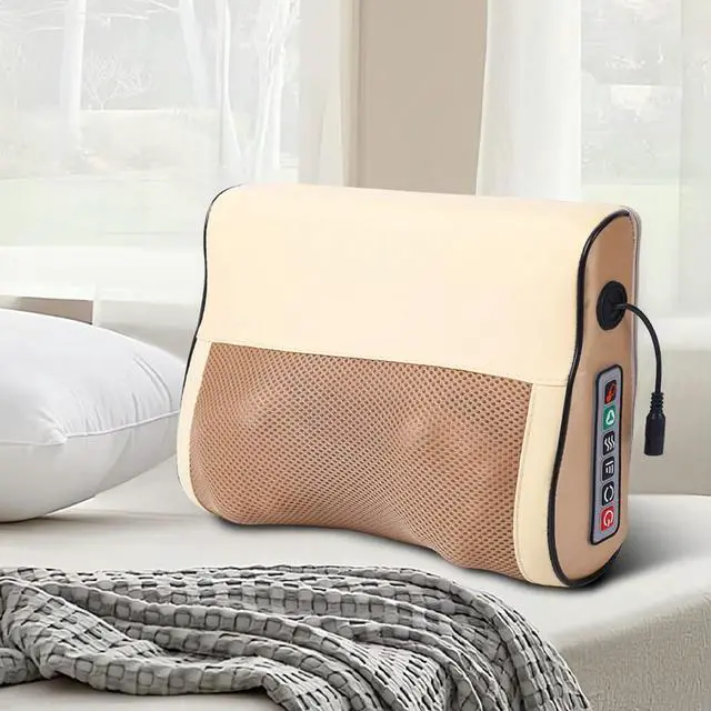 Alt view image 2 of 8 - Electric Neck Massager Pillow Neck Massager Multi-Function Neck Relaxation Pillow Shoulder Massage Device for Home Office Car