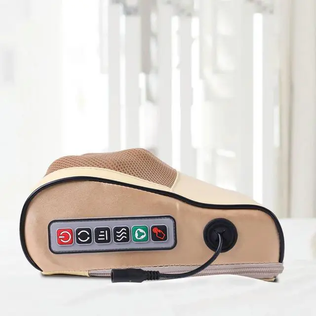 Alt view image 3 of 8 - Electric Neck Massager Pillow Neck Massager Multi-Function Neck Relaxation Pillow Shoulder Massage Device for Home Office Car