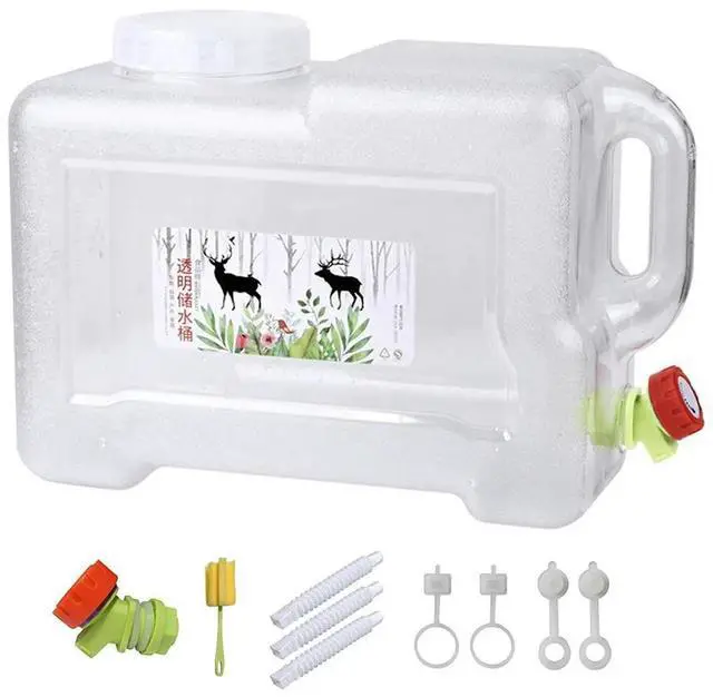 Alt view image 2 of 7 - Portable Camping Bucket Water Large Capacity 12L Outdoor Water Bucket No Leakage for Outdoor Travel Driving Picnic