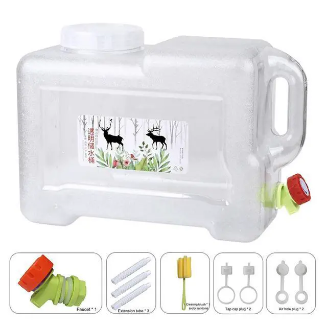 Alt view image 3 of 7 - Portable Camping Bucket Water Large Capacity 12L Outdoor Water Bucket No Leakage for Outdoor Travel Driving Picnic