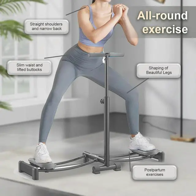 Alt view image 4 of 7 - Pelvic Floor Muscle Training Device LCD Display Indoor Ski Training Equipment Non-Slip for Body Muscle Strengthening Accessories