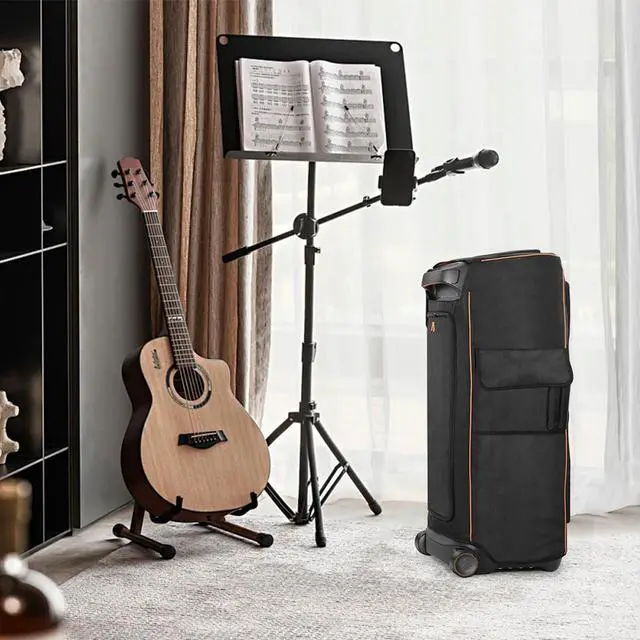 Alt view image 4 of 7 - Dust Cover Protective Case Waterproof Dust Case with Side Pocket Protective Dust Cover for JBL Partybox Speaker