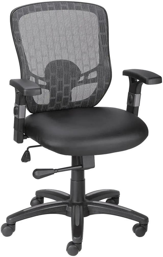 Main image of 934100 Corvair Luxura Mesh Back Task Chair Black