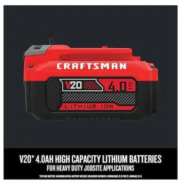 Alt view image 5 of 5 - FOR Lithium Ion Battery 20V 4.0Ah, PK2