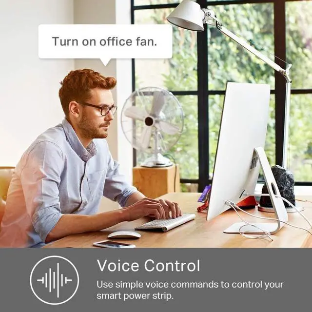 Alt view image 6 of 7 - Bobobigo  Surge Protector with 6 Individually Controlled Smart Outlets and 3 USB Ports, Works with Alexa & Google Home, No Hub Required , White